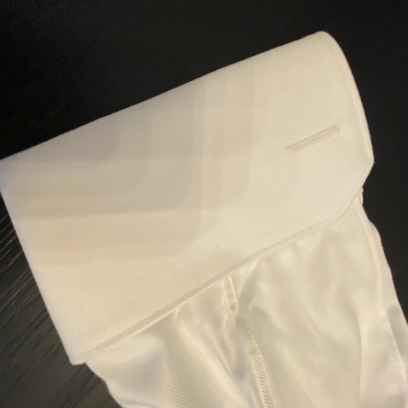 Sebastian Cruz Couture Men's White Button down Size XL 18 - Picture 6 of 8